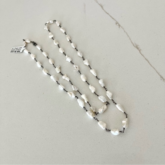 One of a kind Fresh Water pearl necklace 31” in length - Picture 3 of 8